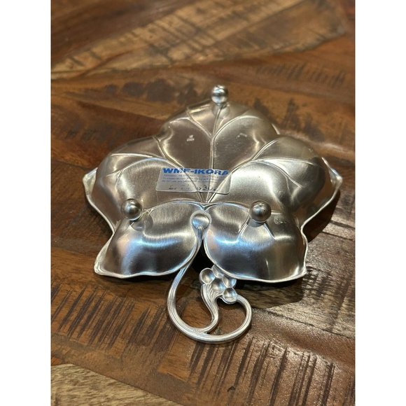 EP Brass Germany WMF IKORA Grape Leaf Candy Dish Silver Plated 6 1/4" VINTAGE - Picture 2 of 2